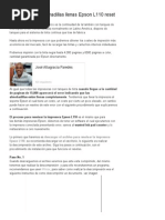 Eliminar Error Almohadillas Llenas Epson L110 PDF