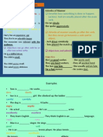 Advejtives Vs Adverbs