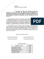 12 FISIOTERAPEUTA of 2007 Resultado Oposicion