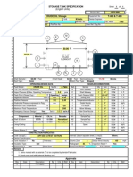 API 650 Tank Design Calculation