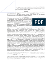 Acción de Cumplimiento de Contrato de Compraventa