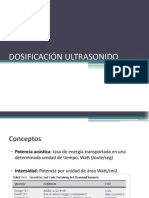 Clase 8 Dosificación Ultrasonido