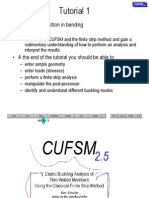 2a - Cufsm Tutorial 1