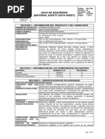 MSDS Thinner Acrilico CPPQ 0052 (Rev. 22-06-2009)