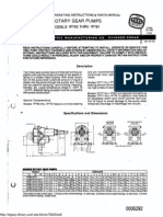 TEEL BRONZE ROTARY PUMP Manual & Parts List