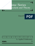 David R. Brillinger Time Series Data Analysis and Theory 2001