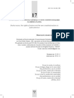 PAChA MAMA Os Direitos DA NAturezA e o Novo ConstituCionAlisMo