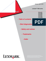 Lexmark X46x Service Manual PDF