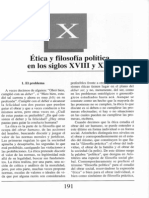 Nuevo Curso de Lógica y Filosofía - Guillermo A. Obiols - Capítulo X - Ética y Filosofía Política en Los Siglos XVIII y XIX