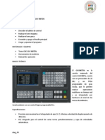 Informe de La Utilizacion Del Torno GSK980TDb