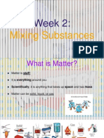 5th Grade - Week 2 Mixing Substances