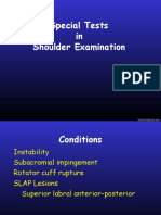 Special Tests in Shoulder Examination