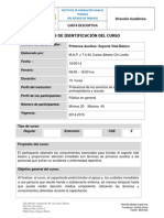 Carta Descriptiva - Primeros Auxilios PDF