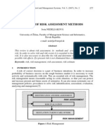 Review of Risk Assessment Methods: Journal of Information, Control and Management Systems, Vol. 5, (2007), No. 2