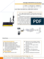 F8125 ZigBee+GPRS ROUTER SPECIFICATION