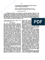 The Ebc-Ninhydrin Method For Determination of Free Alpha Amino Nitrogen