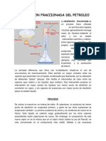 Destilacion Fraccionada Del Petroleo