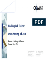 Hacking Lab Trainer Presentation