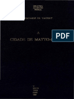 A Cidade de Mato Grosso - Visconde de Taunay - 1891