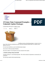 Yum Command Examples - Install, Uninstall, Update Packages