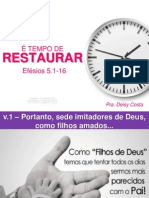 Pregação É Tempo de Restaurar Pra. Deisy