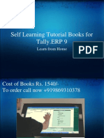 Self Learning Tutorial Books For Tally - ERP 9: Learn From Home