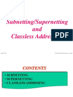 Subnetting-Supernetting 20051120