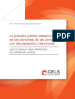 La Practica Pericial Respetuosa de Los Derechos de Las Personas Con Discapacidad Psicosocial