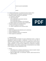 TEORIA A La Conciencia Obrera de Escasez de Oportunidades