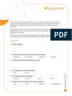 Solarschools Activity Energy Quiz