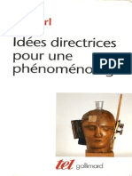 Idees Directrices Pour Une Phenomenologie