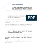 Procedimiento Administrativo - Garantias - Principios