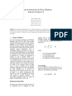 1 Informe de Laboratorio de Física Moderna