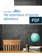 Teacher Attendance Report 