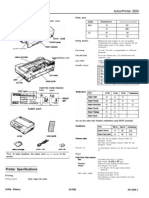 Actionprinter 3250: Power Switch