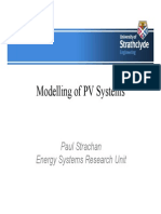 PhotoVoltaic Modelling