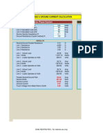 Single Phase System Three Phase System: Touch Voltage & Ground Current Calculation