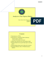 Analysis Thai Tapioca Market