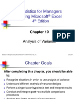 Statistics For Managers Using Microsoft Excel: 4 Edition