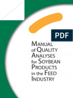 Manual of Quality Analysis-Soy-Products