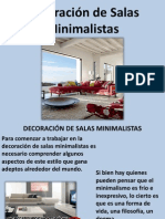 Decoración de Salas Minimalistas 