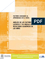 SERCE-Factores Asociados-Análisis de Factores Latentes