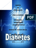 Investigacion de La Diabetes (Glenda Rosado y Alexandra Criollo)