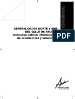 Concurso Centralidades Metropolitanas Norte y Sur