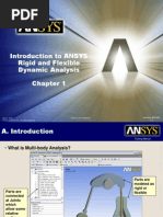 Introduction To ANSYS Rigid and Flexible Dynamic Analysis