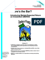 Where's The Bar - Introducing Market-Expected Return On Investment