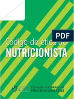 Código Ética Nutrição