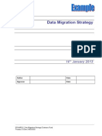 Data Migration Strategy