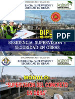 Módulo - Supervisión de Concreto en Obras