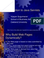 Introduction To Java Servlets: Vijayan Sugumaran School of Business Administration Oakland University